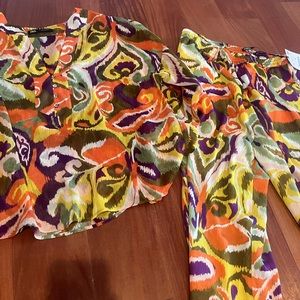 Zara multicolor lounge set